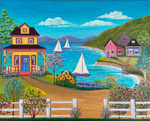 Artist Anita Skinner - Oceanside Art Gallery