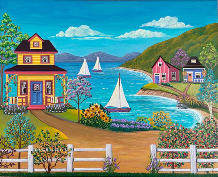 Artist Anita Skinner - Oceanside Art Gallery