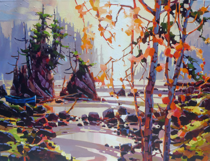 Artist Bi Yuan Cheng - Oceanside Art Gallery - Canadian Landscape Painting