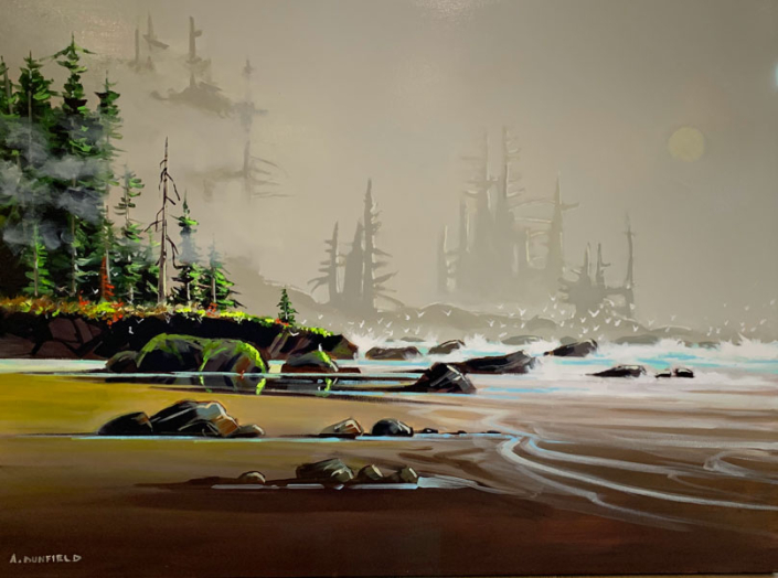 Artist Allan Dunfield - Oceanside Art Gallery