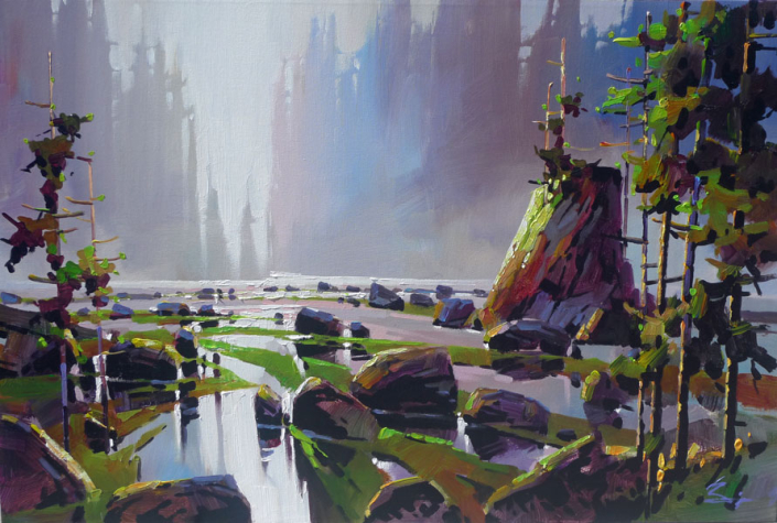 Artist Bi Yuan Cheng - Oceanside Art Gallery - Canadian Landscape Painting