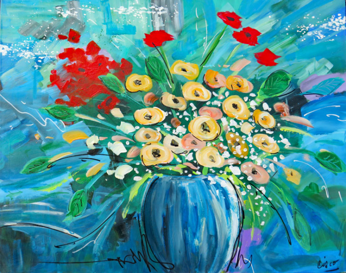 Floral Artist Cisco - Oceanside Art Gallery
