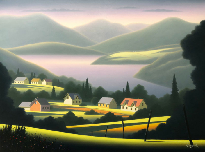 Artist Raymond Quennevile - Oceanside Art Gallery