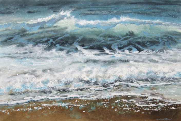 Artist Carole Malcolm - Oceanside Art Gallery