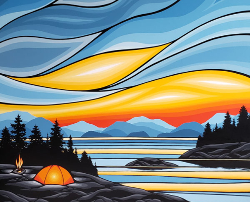Artist Monica Morrill - Oceanside Art Gallery
